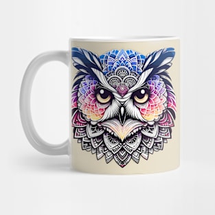 Mystical Owl Mandala Mug